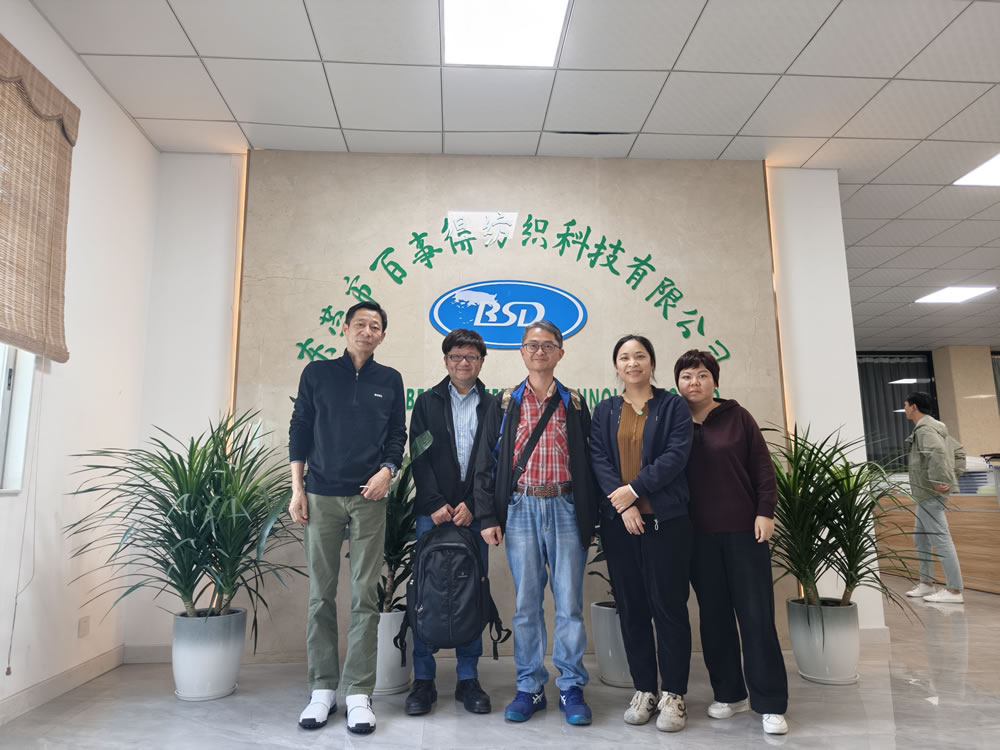 Customers visit the factory