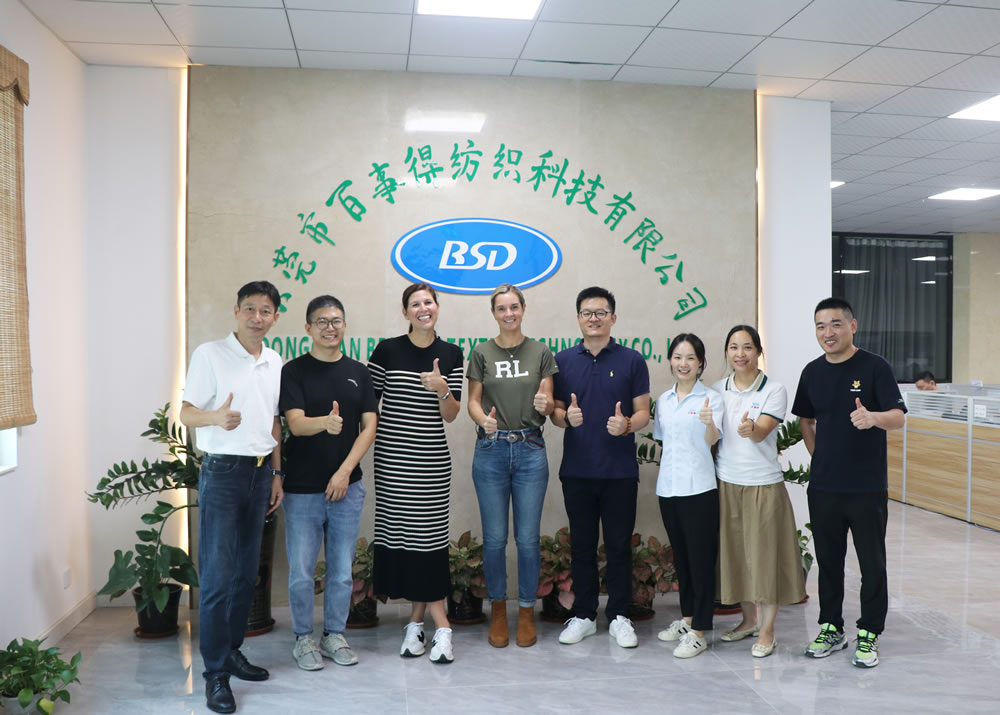 Customers visit the factory