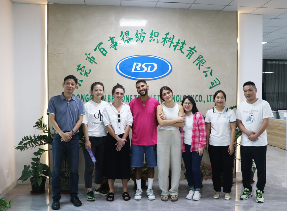 Customers visit the factory